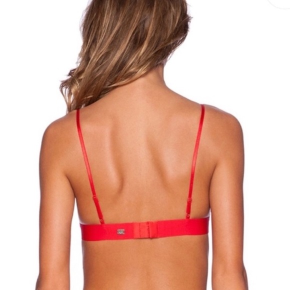 For Love And Lemons Skivvies Be Mine Red Heart Bralette - Picture 3 of 8